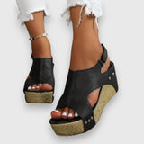 Mia – Vintage platformové sandály